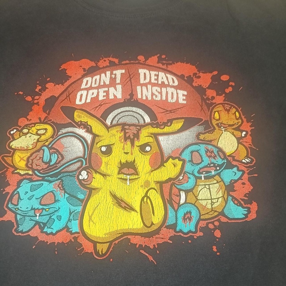 Open Dead Inside Pokémon shirt